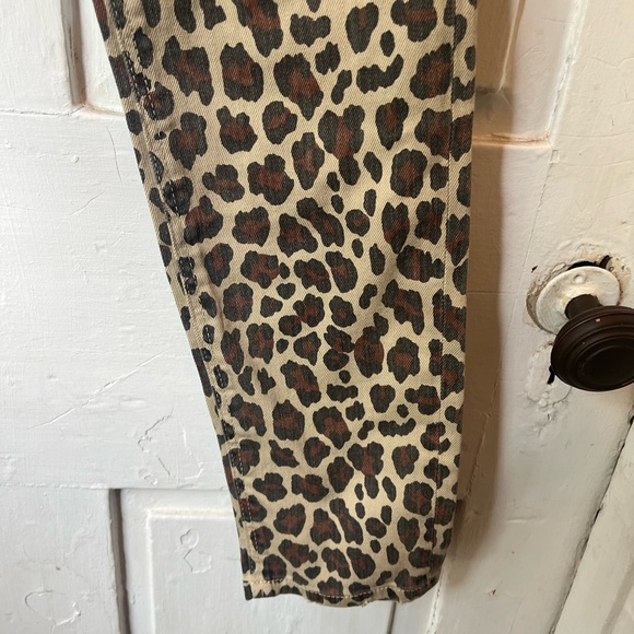 Guess 1981 High Rise Skinny Jeans (leopard/cheetah?) - Picture 4 of 8